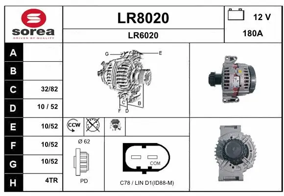 Alternator (LR8020)