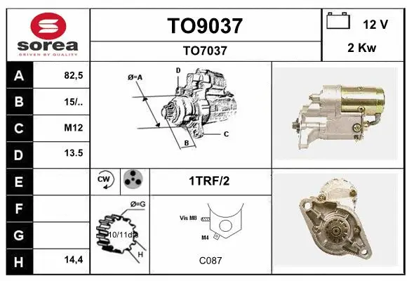 Starter (TO9037)