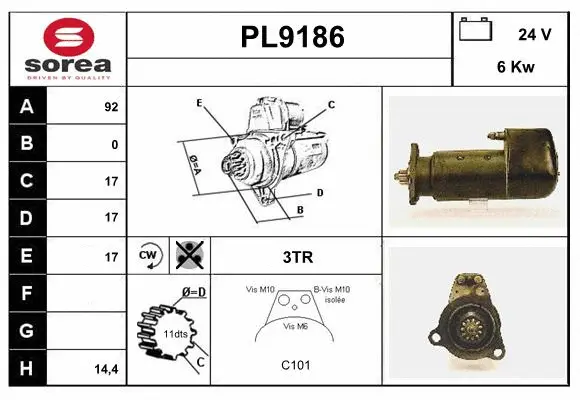 Starter (PL9186)