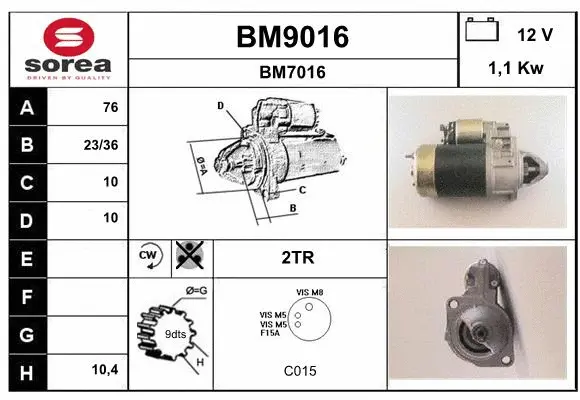 Starter (BM9016)