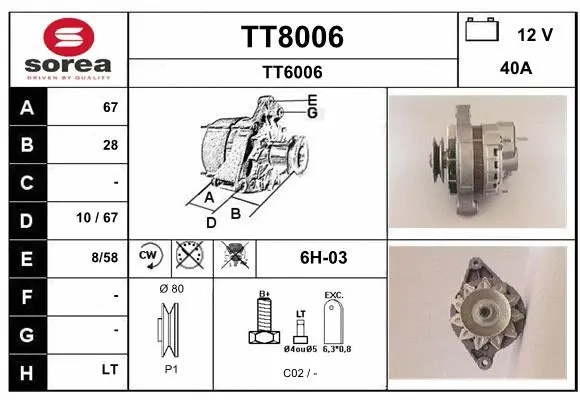 Alternator (TT8006)