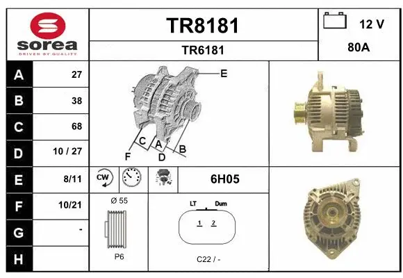Alternator (TR8181)