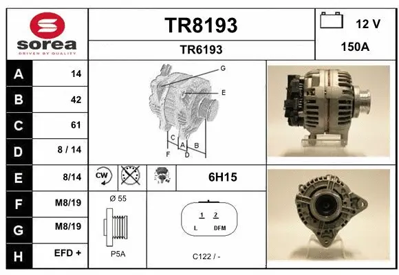 Alternator (TR8193)