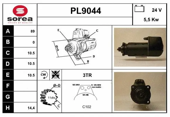 Starter (PL9044)