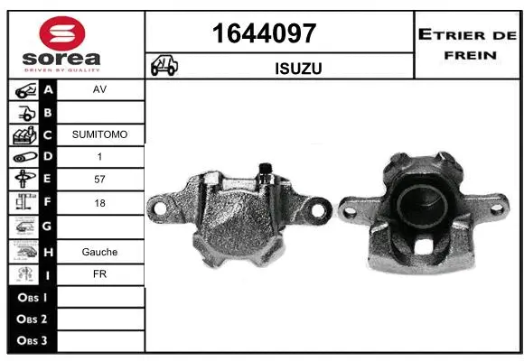 Brake Caliper (1644097)