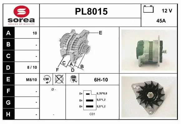 Alternator (PL8015)