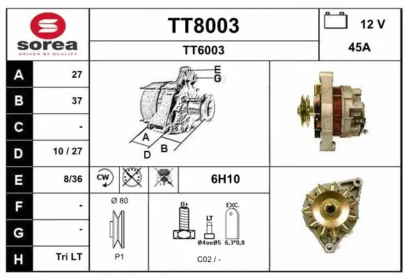 Alternator (TT8003)