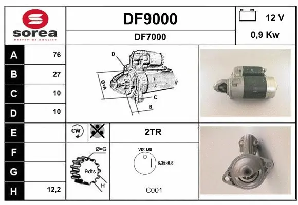 Starter (DF9000)