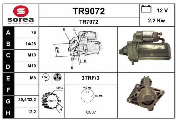 Starter (TR9072)
