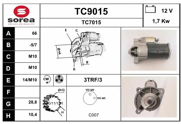 Starter (TC9015)