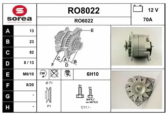 Alternator (RO8022)