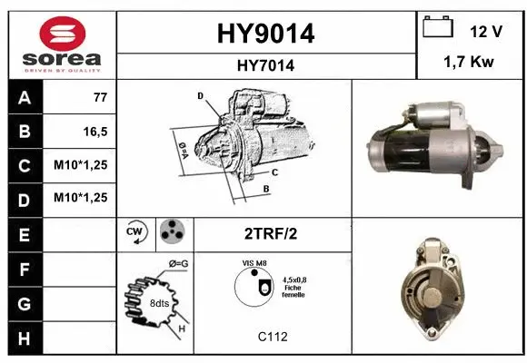Starter (HY9014)