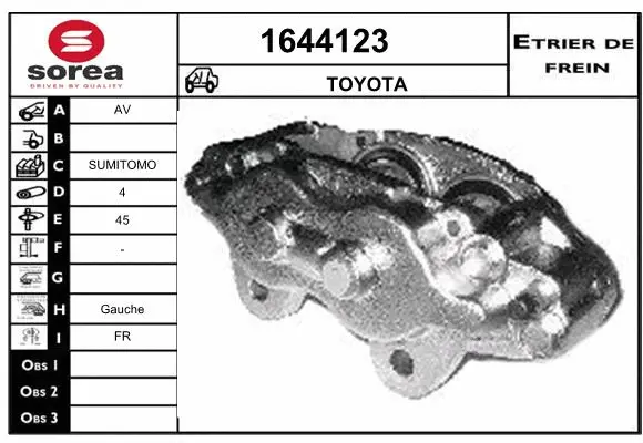 Brake Caliper (1644123)