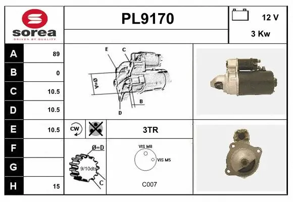 Starter (PL9170)