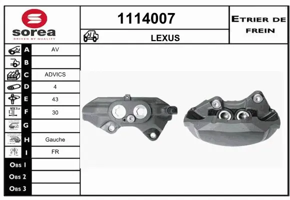 Brake Caliper (1114007)