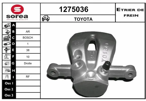 Brake Caliper (1275036)