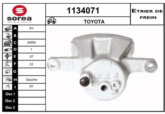 Brake Caliper (1134071)
