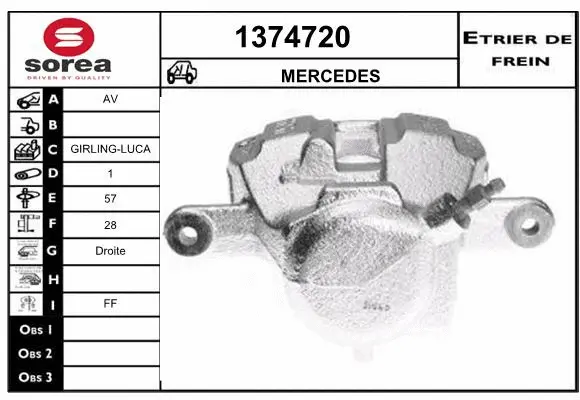 Brake Caliper (1374720)