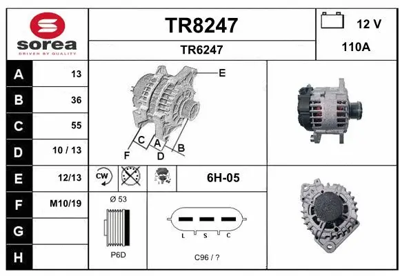 Alternator (TR8247)