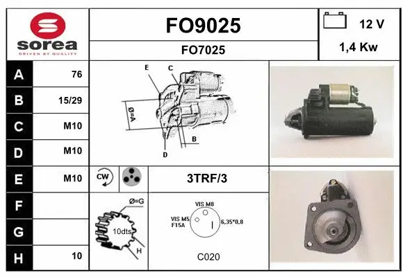 Starter (FO9025)