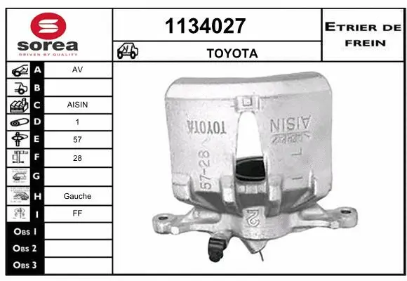 Brake Caliper (1134027)