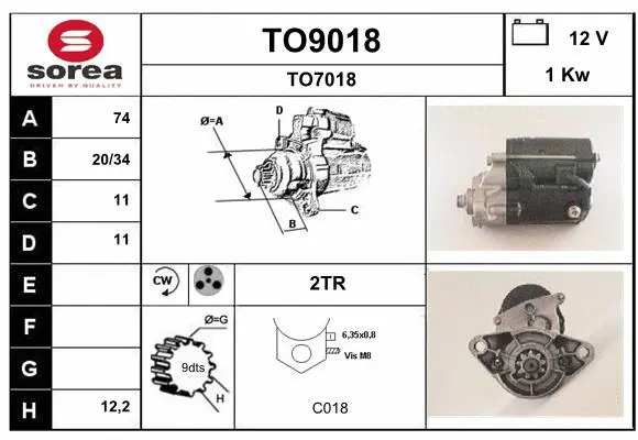 Starter (TO9018)