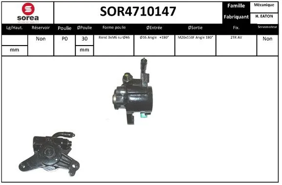 Hydraulic Pump, steering (SOR4710147)