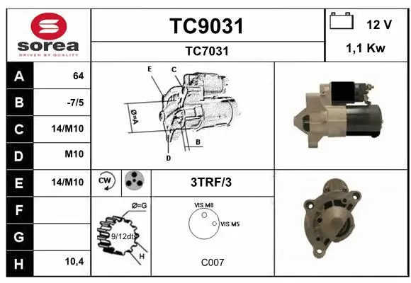 Starter (TC9031)