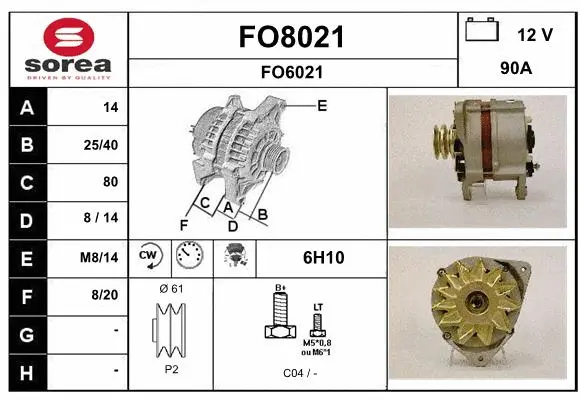 Alternator (FO8021)
