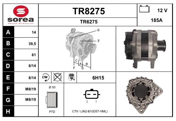 Alternator (TR8275)