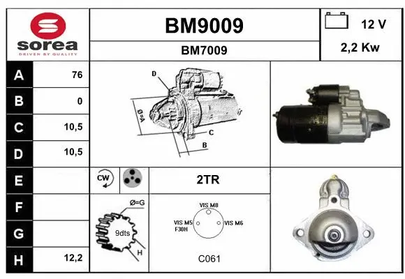 Starter (BM9009)
