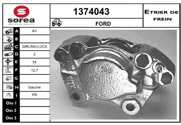 Brake Caliper (1374043)