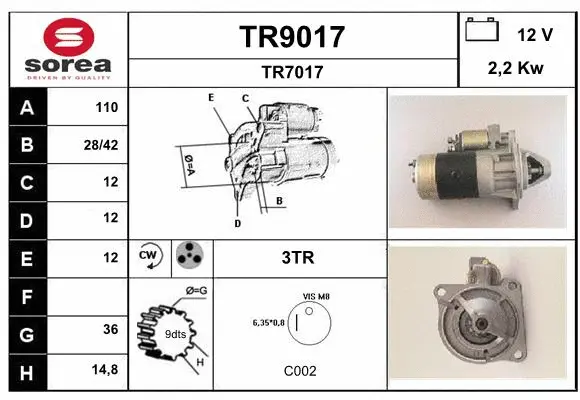 Starter (TR9017)
