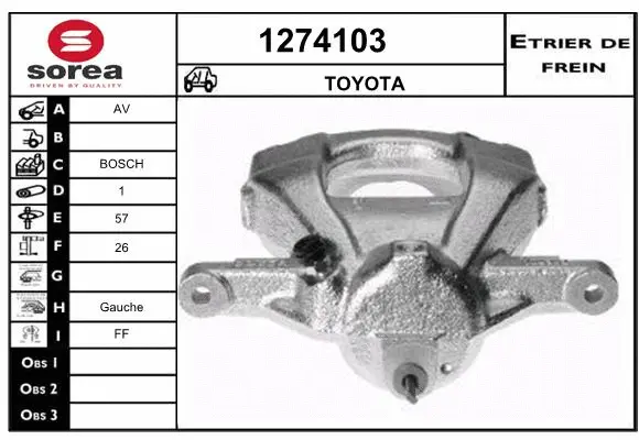 Brake Caliper (1274103)
