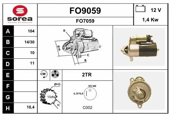 Starter (FO9059)