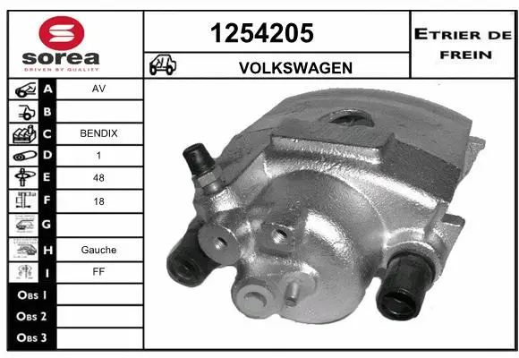 Brake Caliper (1254205)