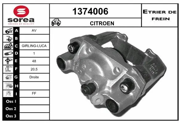 Brake Caliper (1374006)