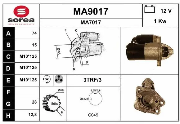 Starter (MA9017)