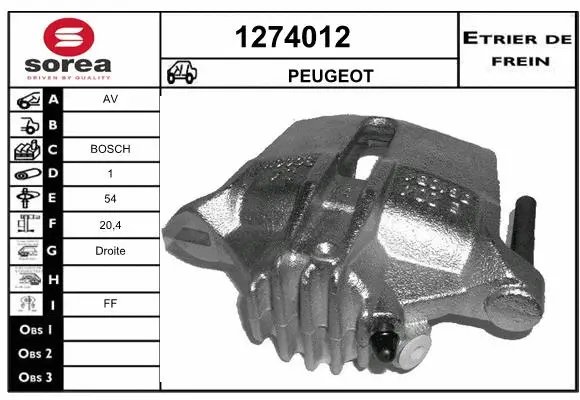 Brake Caliper (1274012)