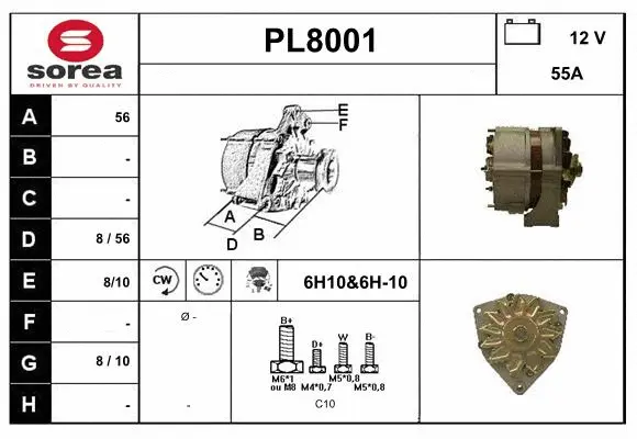Alternator (PL8001)