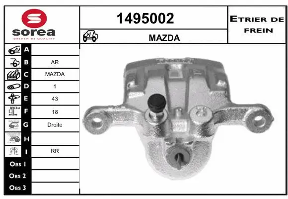 Brake Caliper (1495002)