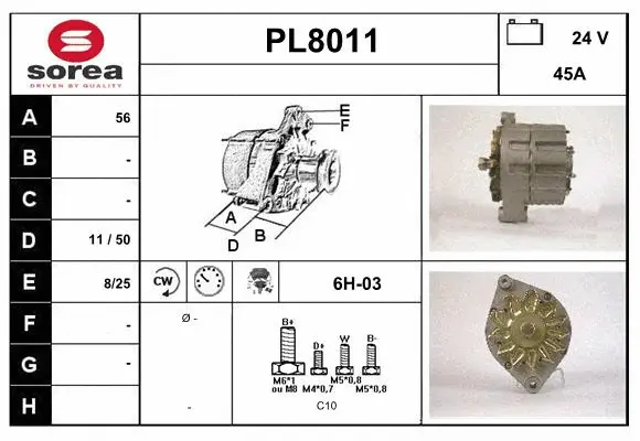 Alternator (PL8011)