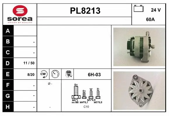 Alternator (PL8213)