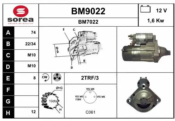 Starter (BM9022)