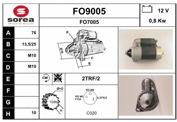 Starter (FO9005)