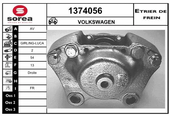 Brake Caliper (1374056)