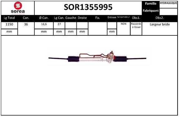 Steering Gear (SOR1355995)