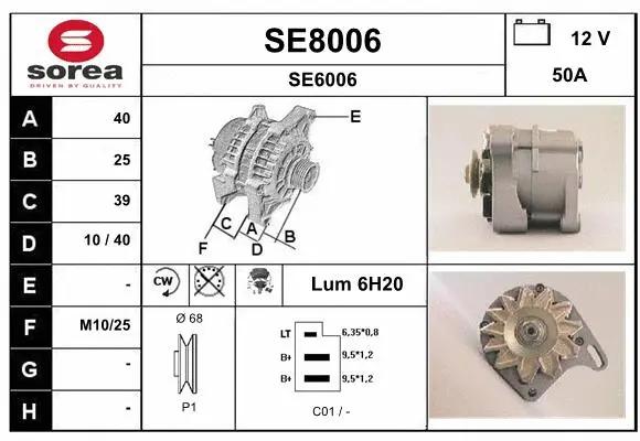 Alternator (SE8006)