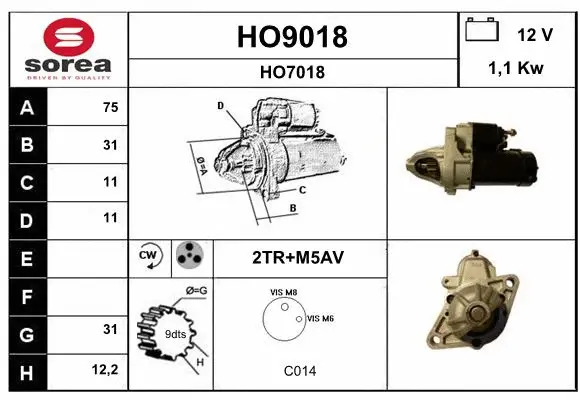 Starter (HO9018)