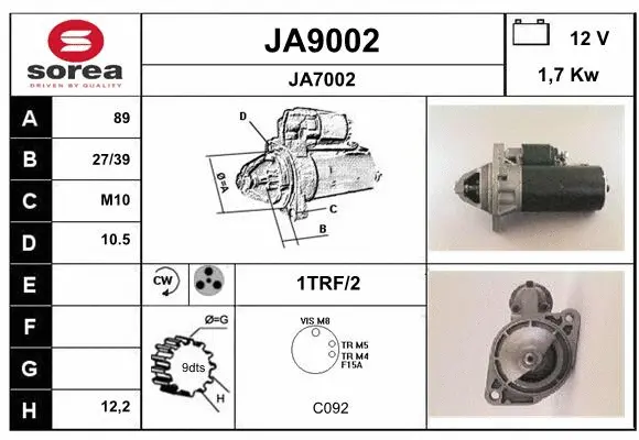 Starter (JA9002)